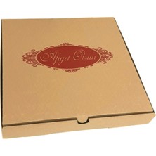 PremiumPort 36X36 cm Pizza Kutusu Seti, 100 Adet, Dayanıklı ve Kullanışlı Pakette