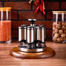 Matmel Basil 7'li Baharat Seti - Gri / Şeffaf - 115 ml