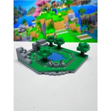 Minecraft Harektli Vagon Dekoratif Figür (4 Parça)