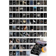 Braventa Collection Uzay Temalı 90 Adet Duvar Poster Seti, Kutulu, Oda Dekoru (GGK-K010)
