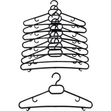 PremiumPort 48'li Ekonomik Çok Amaçlı Plastik Elbise Askısı Seti