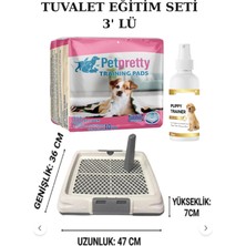 Feyza Design Yavru Köpek Tuvalet Eğitim Seti 3'lü, Mini Irk, Pratik ve Temiz Kullanım
