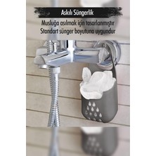 PremiumPort Yumuşak Silikon Askılı Sünger, Hafif ve Şık Tasarım, Rahat Kullanım