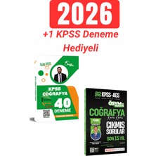 Doktrin Yayınları 2026 Kpss Doktrin Coğrafya 40 Deneme ve Coğrafya Son 15 Yıl Çıkmış Sorular +1 Kpss Deneme Hediyeli