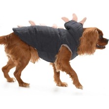 Feyza Design Küçük ve Orta Irk Köpek Ceket – Dino Lacivert, Şık ve Rahat Tasarım