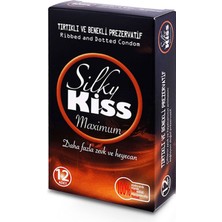Silky Kiss Maximum 12'li Tırtıklı Prezervatif