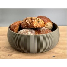 3D Baskılı Ekmek Sepeti Dekoratif Sepet Linea Dekoratif Hediyelik