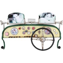 Paroner Dekoratif Metal Askı Çerçeveli ve Araba Konsolu Temalı Hediyelik