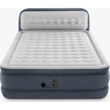 Intex 64448 Başlıklı Çift Kişilik Şişme Yatak Elektrikli Yüksek Yatak