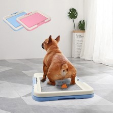 Feyza Design Pratik Taşınabilir Köpek Eğitim Tuvaleti ve Kedi Kumu Kutusu Seti