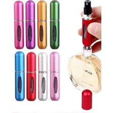 Braventa Collection Parfüm Doldurulabilin Mini Lüx Şişe Seyehat 5 ml Cep Parfüm Şişesi Taşınabilir Portatif