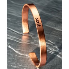 Neefy Saf Bakır El Işçiliği Ince ve Şık Bileklik