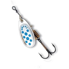 Mepps Comet Beyaz Mavi Olta Kaşığı No:3