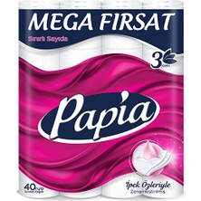 Papia Tuvalet Kağıdı Ipek Özlü 40'lı