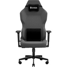 Braventa Collection Exvega Andromeda 2025 Masajlı Oyuncu Koltuğu Dokuma Kumaş (Gri)