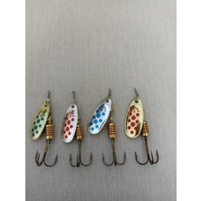 Mepps Comet Beyaz Mavi Olta Kaşığı No:3