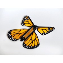 3D Baskılı Kurmalı Uçan Kelebek Figür Dekoratif Hediyelik (5 Adet)