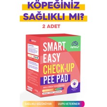 Feyza Design Renk Değiştiren Akıllı Köpek Çiş Pedi, 2 Adet Sağlık Bezi, Erken Tespit