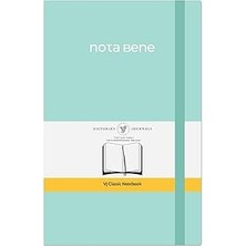 SHC4200 Victoria's Journals Nota Bene Esnek Kapak Defter 13X21 cm (Mavi)