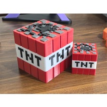 3D Baskılı Minecraft Tnt Minecraft Tnt Figür Dekoratif Hediyelik