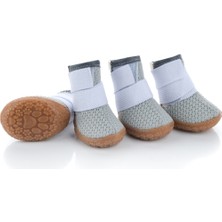 Feyza Design Kaydırmaz Kauçuk Tabanlı Lastikli Köpek Ayakkabısı, Konfor ve Koruma