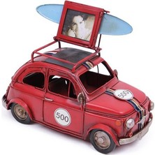 Paroner Dekoratif Metal Araba Çerçeveli Vintage Ev Ofis Hediyelik