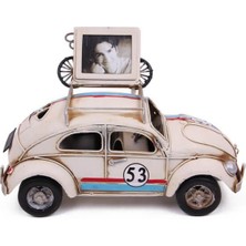 Paroner Dekoratif Metal Araba Çerçeveli Vintage Ev Ofis Hediyelik