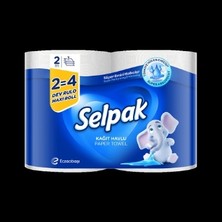 Selpak Kağıt Havlu Dev Rulo 2=4 2 Adet