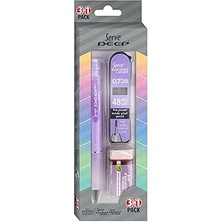 SHC4200 Serve Deep Versatil Kalem, Silgi ve Kalem Ucu 0,7mm 3'lü Set - Lavanta