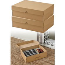 PremiumPort 2'li Saklama Kutusu Seti, 32X23X10CM, Pratik ve Şık Depolama Çözümü