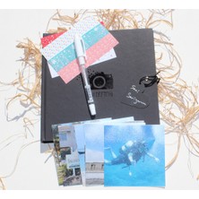 Mineola Anı Defteri + Çerçeve + Jel Kalem + 3 Set Sticker Hediyeli