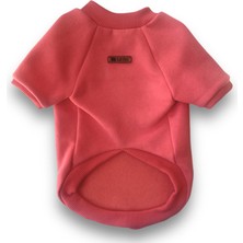 Feyza Design Nar Çiçeği Basic Köpek Sweatshirt, Rahat ve Şık Tasarım