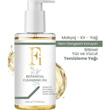 QREMFİ Botanical Cleansing Oil - Makyaj, Yüz ve Vücut Bitkisel Temizleme Yağı 200 ml