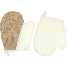 Braventa Collection Sisal Eldiven Lif Kese Kahverengi (18 cm x 22CM)