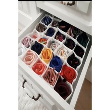 PremiumPort 2 Adet Çok Gözlü Organizer, Çorap ve Iç Çamaşırı Düzenleyici