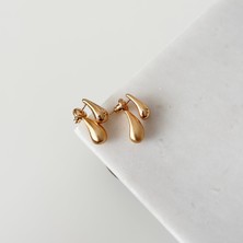 Vesce Atelier Ikili Altın Damla Küpe