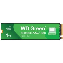 Braventa Collection Western Digital Green SN3000 Nvme 1 Tb (5.000 Mb/sn'ye Kadar Okuma 4.000 Mb/sn'ye Kadar Yazma) - Wds