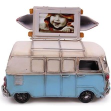 Paroner Dekoratif Metal Minibüs Çerçeveli ve Kumbaralı Hediyelik