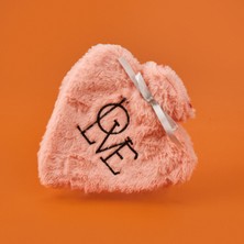 Matmel Kalpli Peluş Sıcak Su Torbası - Pembe - 600 ml