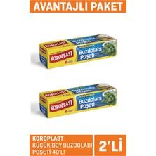 Koroplast Küçük Boy Buzdolabı Poşeti 2 x 40'lı
