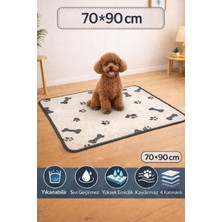 Feyza Design Yıkanabilir Köpek Eğitim Pedi 70X90 Cm, 4 Katmanlı, Yüksek Emici, Kaydırmaz