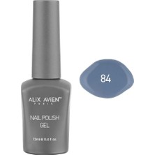 Braventa Collection Alıx Avıen Mor Mavi Kalıcı Oje 84-Yoğun Renk Veren Jel Oje 12 Ml-Nail Uv Gel Polish 84