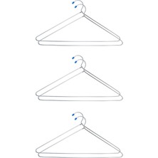 PremiumPort 6'lı Metal Dolap Askısı Seti, Dayanıklı ve Kullanışlı Depolama Çözümü