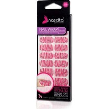 Braventa Collection 20'li Lacivert Desenli Yapiştirma Oje -011