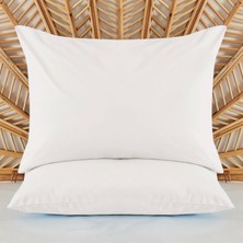 Matmel Soft Oxford 2'li Yastık Kılıfı - Beyaz - 50X70 cm