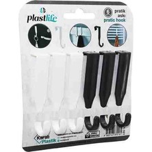Plastlife 6 Adet Çok Amaçlı Pratik Askı