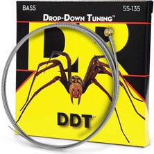 Braventa Collection Dr Strings Ddt5-55 Gitar Telleri, Paslanmaz Çelik, Ağır