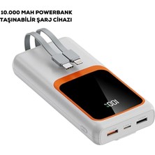 10000 Mah Taşınabilir Şarj Cihazı – Hızlı Şarj, Hafif ve Dayanıklı Tasarım - Lisinya