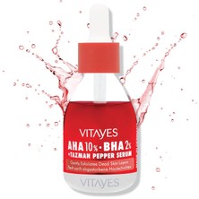 Braventa Collection Vıtayes Aha%10 Bha%2 Kırmızı Peeling Cilt Serumu - Gözenek Sıkılaştırıcı, Cilt Canlandırıcı, Yeniley