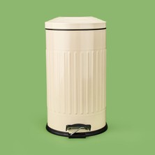 Matmel Living Vintage Çöp Kovası - Bej - 16 Lt